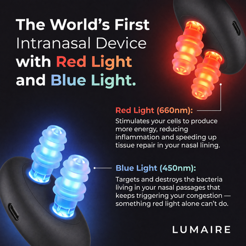 LUMAIRE Dual-Light Nasal Therapy